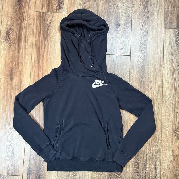 Nike Black Pullover Hoodie - Picture 1 of 5